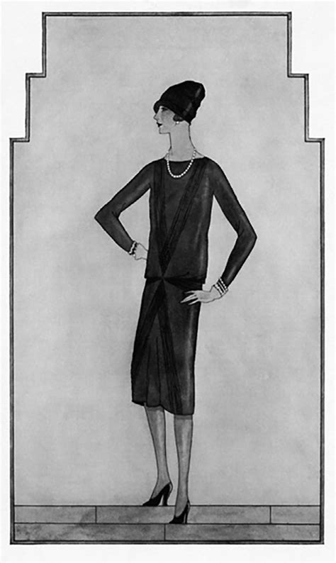 chanel little black dress vogue 1926